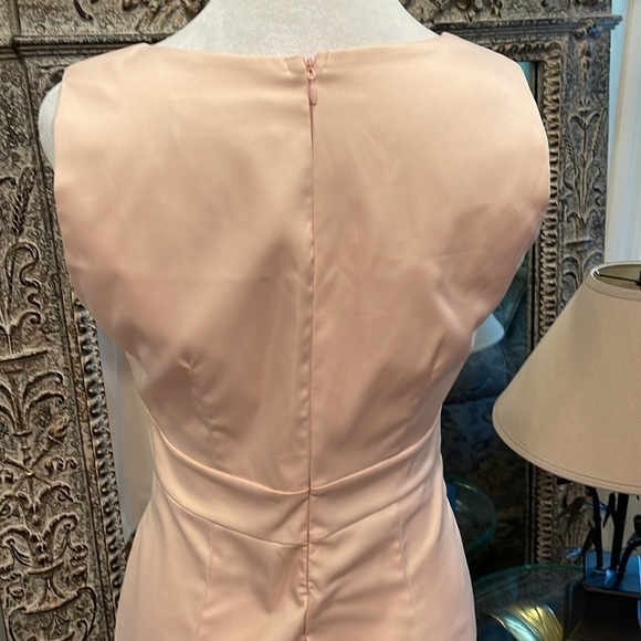 Mielczarkowski L pink sleeveless dress fit & flare - Picture 3 of 6